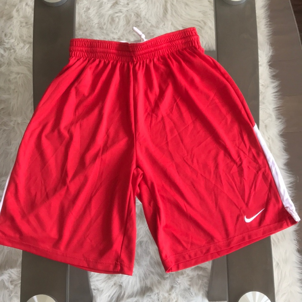 Nike Red/White Athletic Shorts